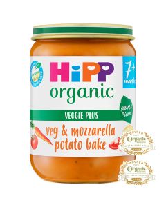 HiPP Organic Veg & Mozzarella Potato Bake Baby Food Jar 7+ Months (6x190g)