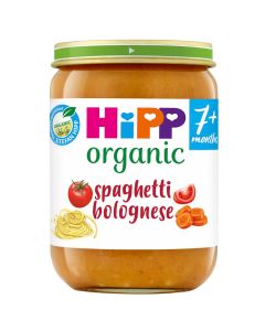 HiPP Organic Spaghetti Bolognese Baby Food Jar 7+ Months (6 x 190g)