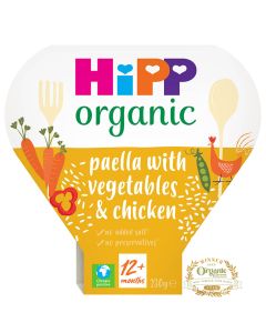 HiPP Organic paella with vegetables & chicken tray meal 12+ months