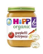 Jar of HiPP Organic Spaghetti Bolognese 6+ months